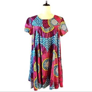 Patricia Nama Kaftan African Print Dress Long Top Size 40 14/16